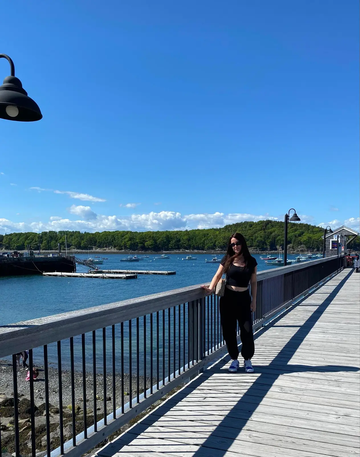 Адела Врапи по време на Work and Travel в Maine