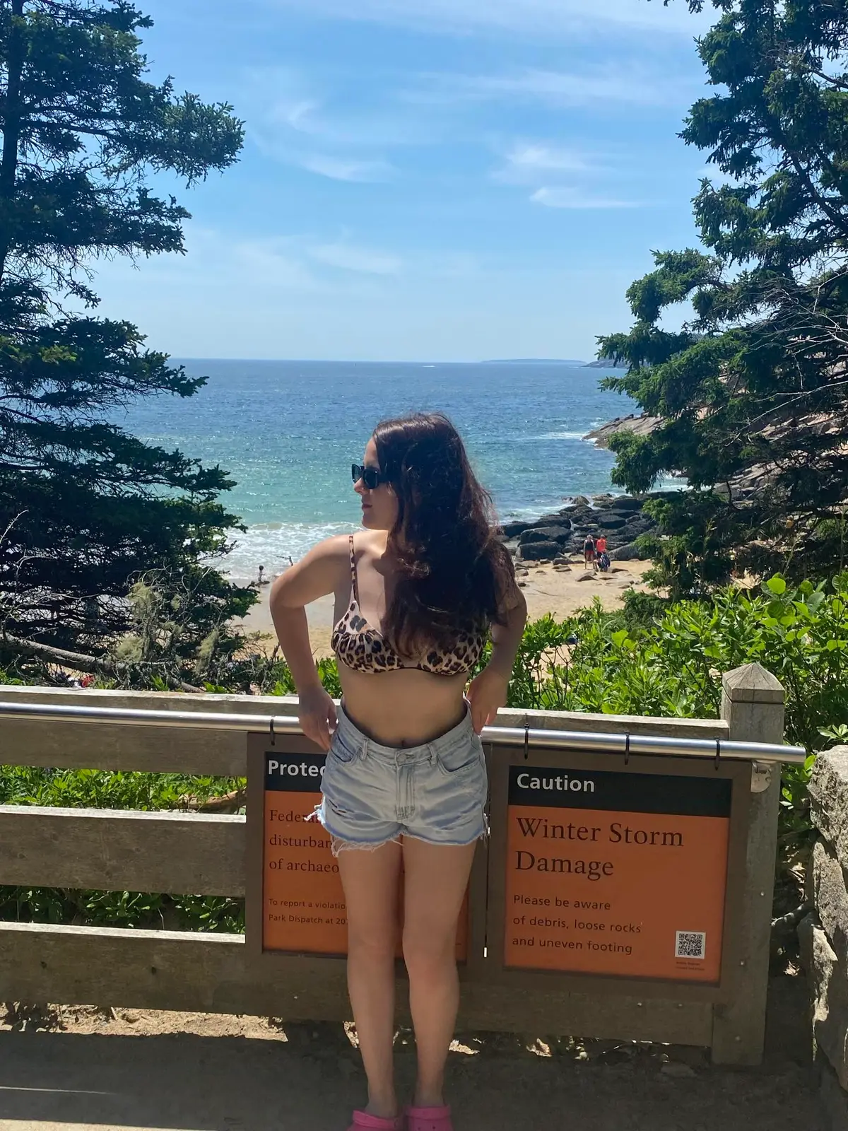 Адела Врапи по време на Work and Travel в Maine