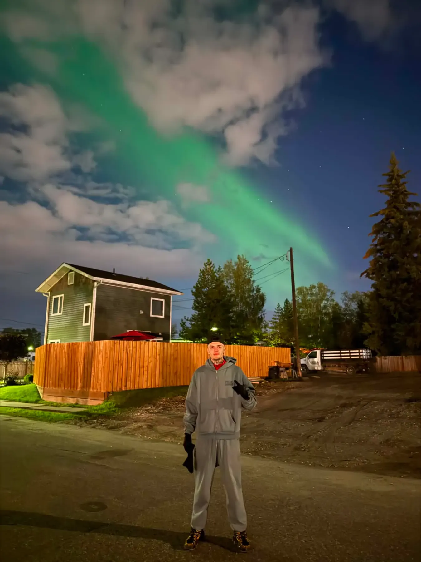 Анджело Димитров по време на Work and Travel в Alaska