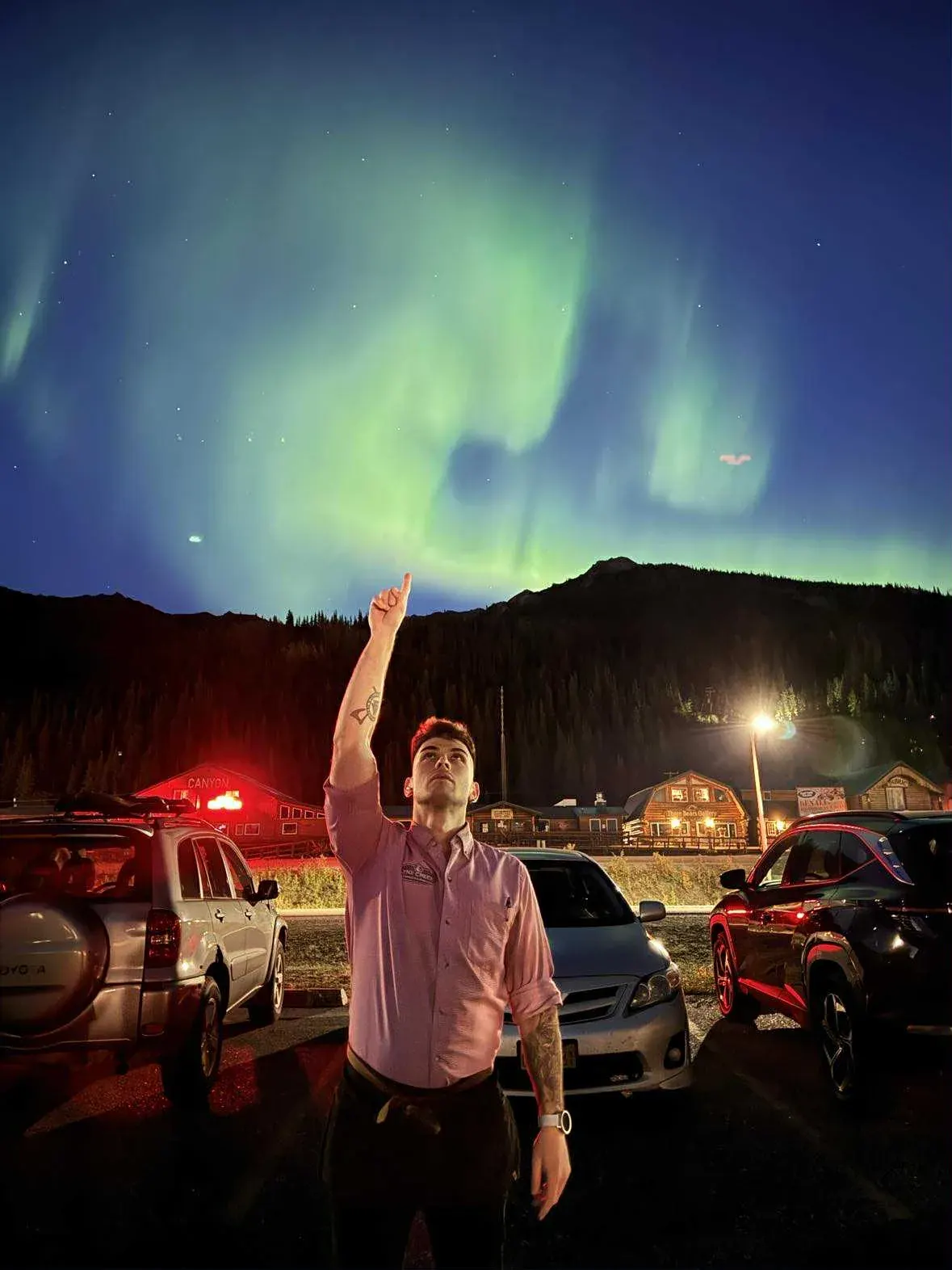 Лъчезар Петров по време на Work and Travel в Alaska