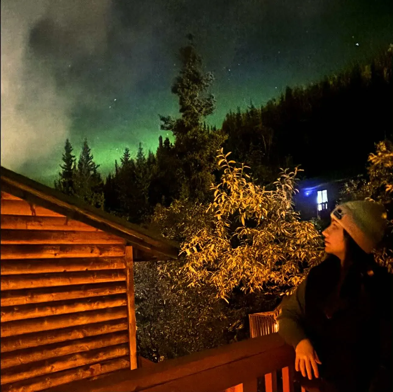 Симона Борисова по време на Work and Travel в Alaska