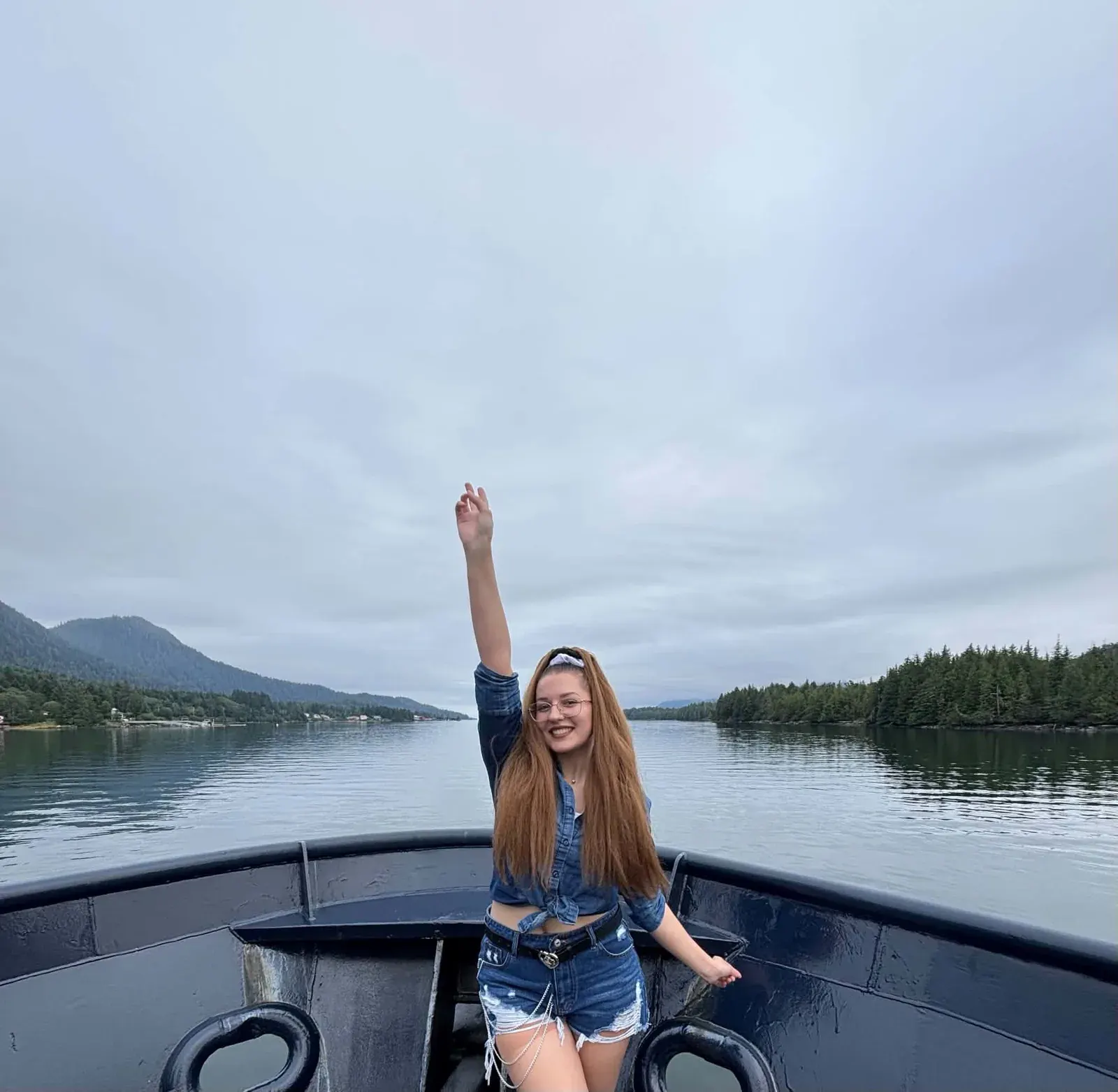 Спомен от лятото на Теодора Александрова в Alaska
